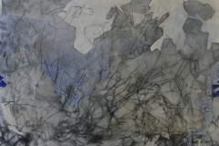 Dynamik. Acryl / Aquarell / Tusche auf Lw., 60x80 cm, 2022